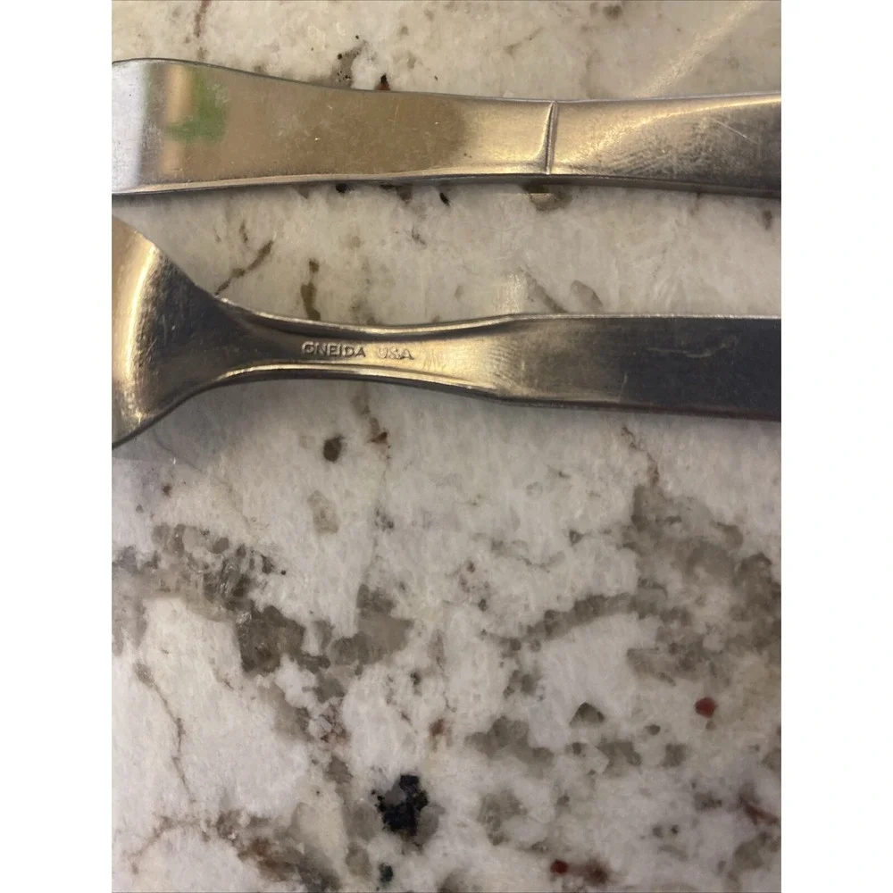 American Airlines Stainless Airplane 2 pc Fork Knife Vintage Silverware Flatware